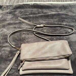 Urban Expressions Gray Crossbody Bag